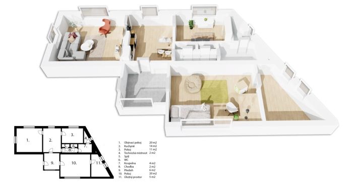 Prodej, Rodinný dům, Kamenný Most