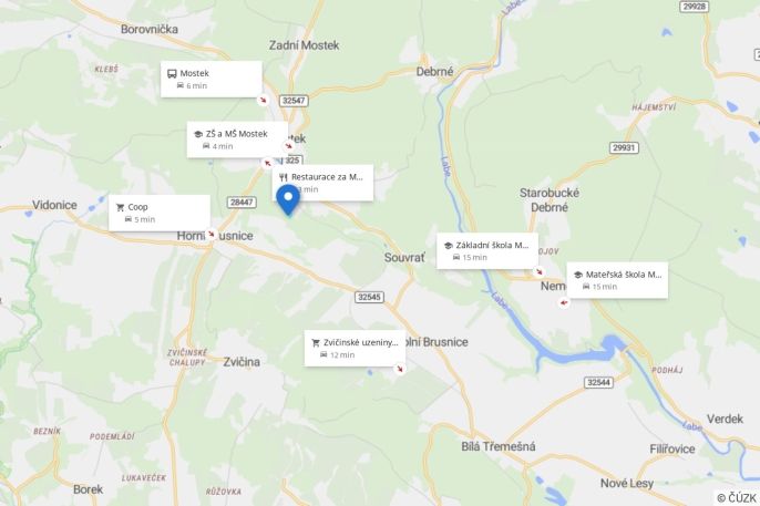 Prodej, Pozemek k bydlení, Mostek