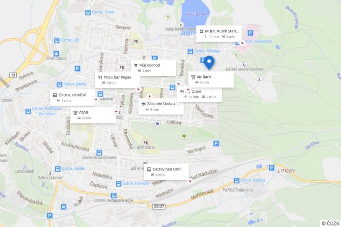 Prodej, Byt 2+kk, Ostrov