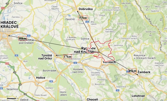 Pronájem, Obchod a služby, Rychnov nad Kněžnou