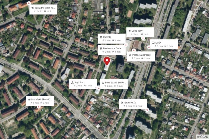 Pronájem, Byt 1+1, Pardubice
