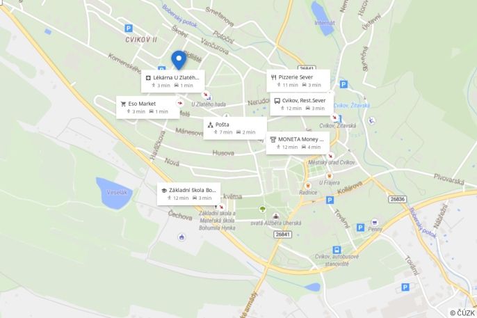 Pronájem, Byt 2+kk, Cvikov