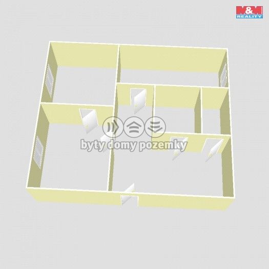 Pronájem, Byt 3+kk, Praha