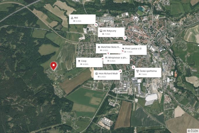 Prodej, Pozemek k bydlení, Rokycany