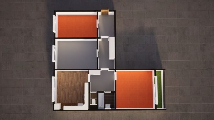 Pronájem, Byt 3+1, Hodkovice nad Mohelkou