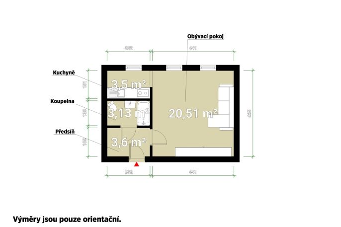 Prodej, Byt 1+kk, Plzeň