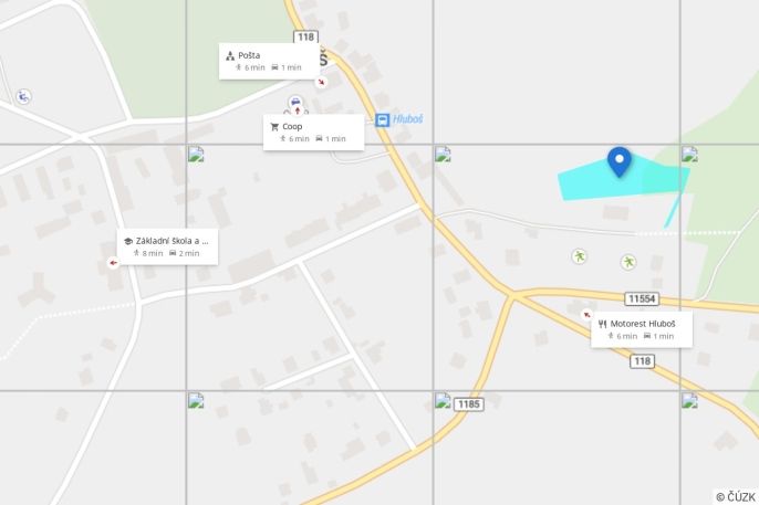 Prodej, Pozemek k bydlení, Hluboš