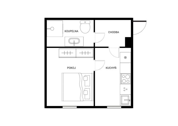 Prodej, Byt 1+1, Olomouc