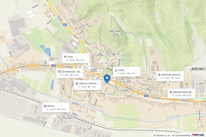 Pronájem, Byt 3+kk, Bzenec