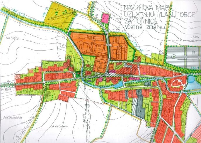 Prodej, Pole, Záhornice