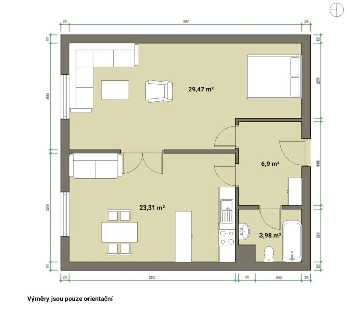 Prodej, Byt 2+kk, Mariánské Lázně