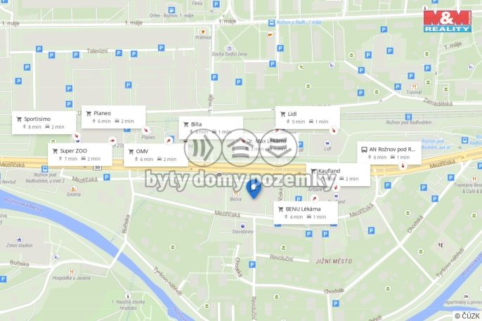 Pronájem, Obchod a služby, Rožnov pod Radhoštěm