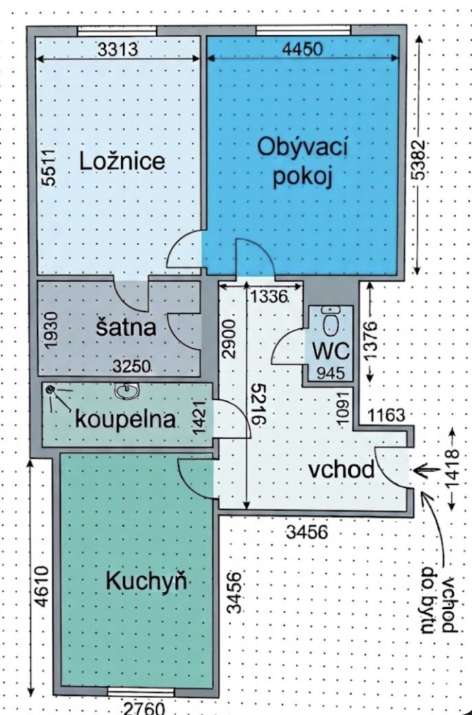 Prodej, Byt 2+1, Praha