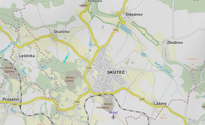 Prodej, Louka, Skuteč