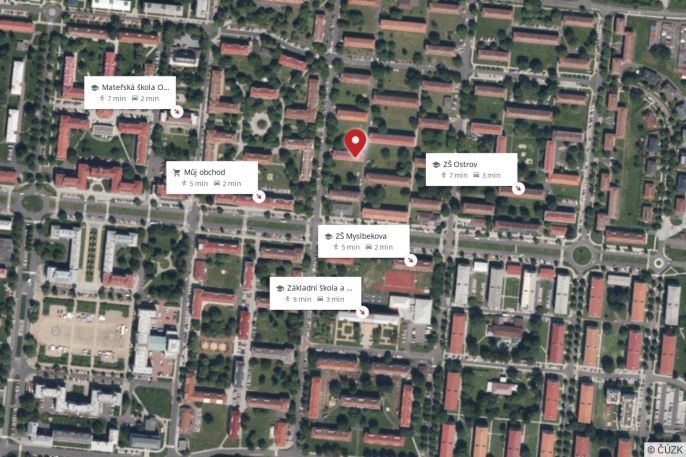 Pronájem, Byt 2+1, Ostrov