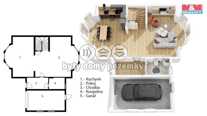 Prodej, Rodinný dům, Veltrusy