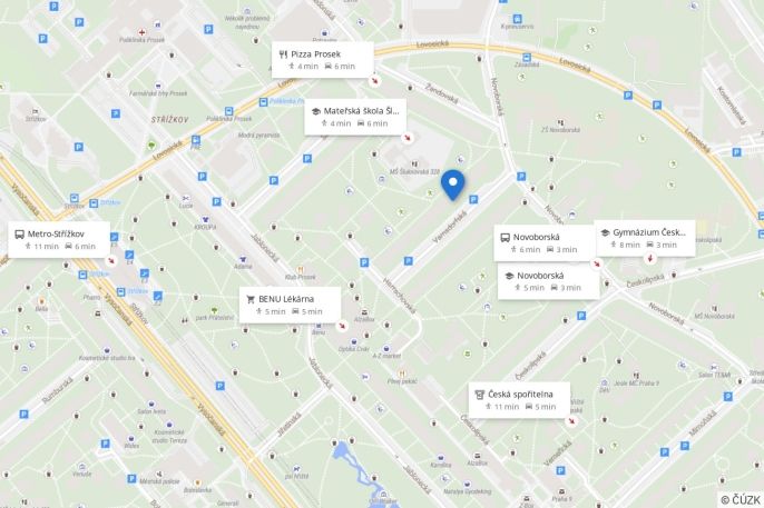 Pronájem, Byt 1+1, Praha