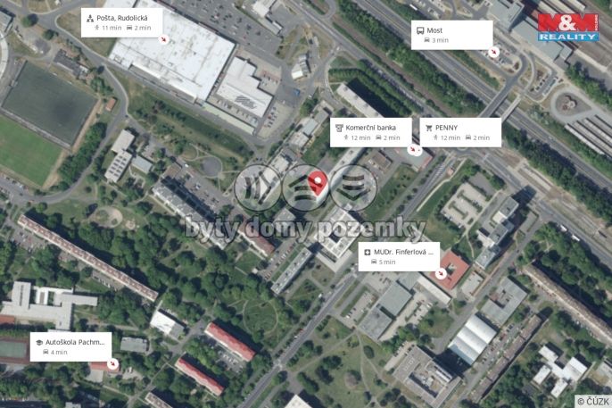 Pronájem, Byt 1+kk, Most