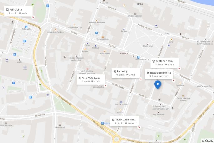 Pronájem, Byt 1+kk, Kolín