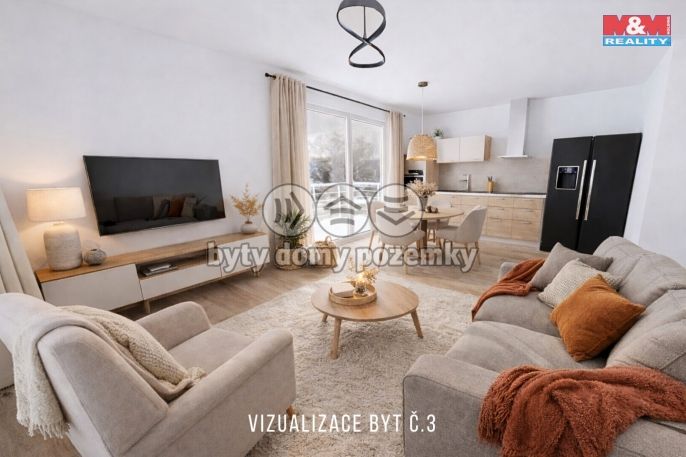 Prodej, Byt 2+kk, Žleby