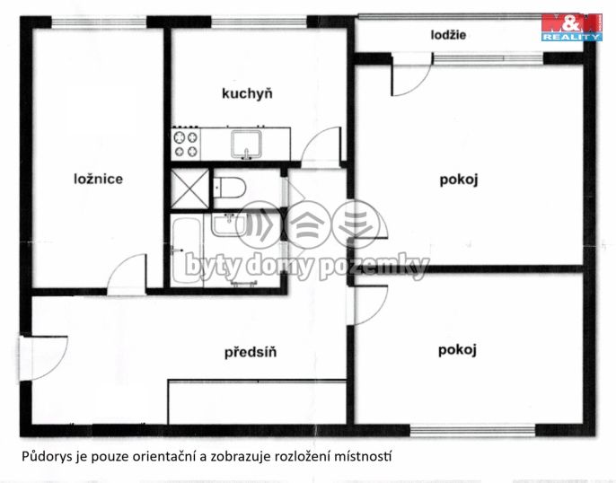 Prodej, Byt 3+1, Brno