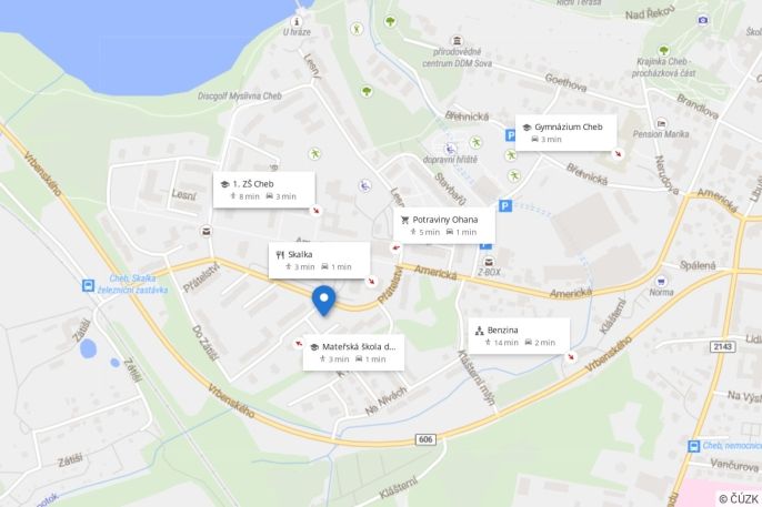 Prodej, Byt 2+1, Cheb