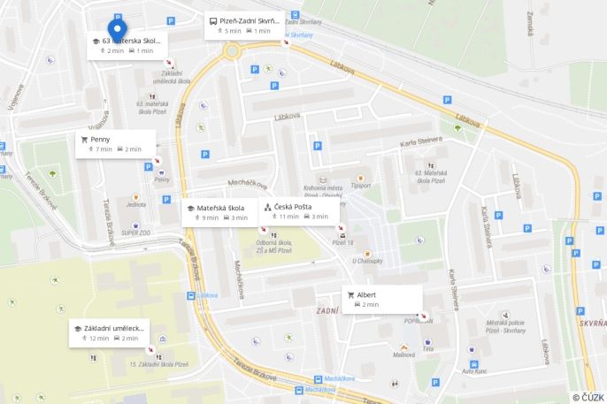 Pronájem, Byt 2+1, Plzeň