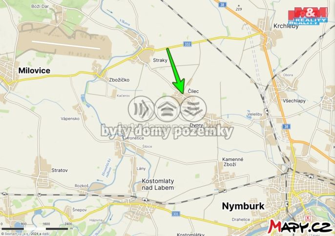 Prodej, Pozemek k bydlení, Čilec