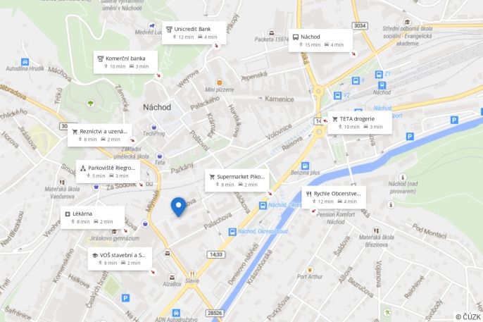 Pronájem, Byt 3+1, Náchod