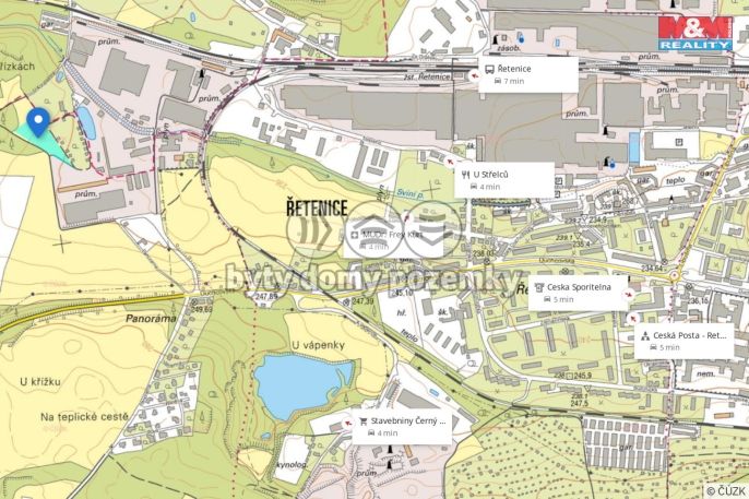 Prodej, Komerční pozemky, Teplice