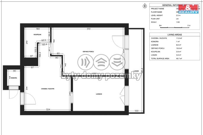Pronájem, Byt 2+kk, Odolena Voda