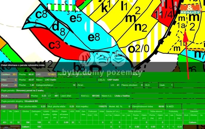 Prodej, Les, Lhota u Vsetína