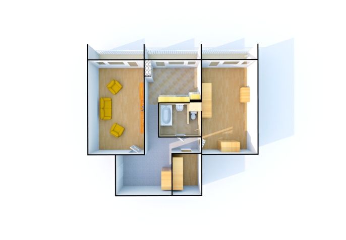 Pronájem, Byt 2+1, Děčín