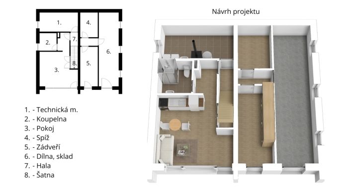 Prodej, Rodinný dům, Staré Hodějovice