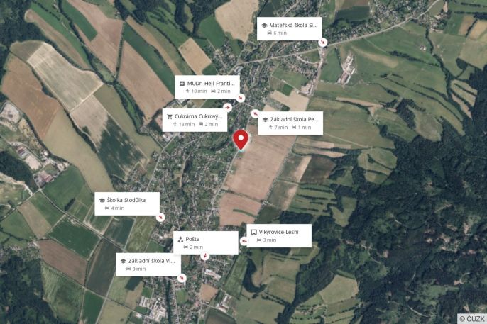 Prodej, Pozemek k bydlení, Vikýřovice