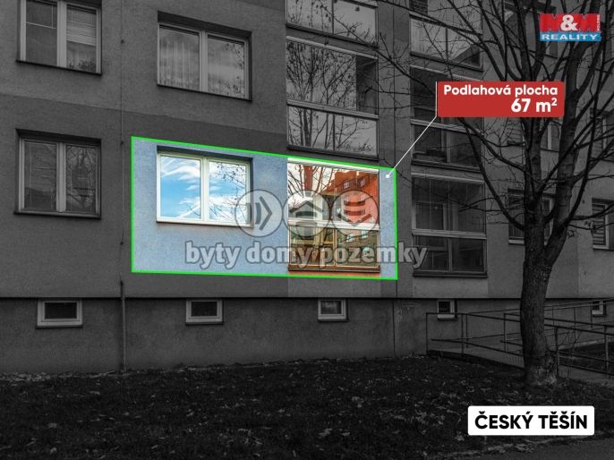 Prodej, Byt 3+1, Český Těšín