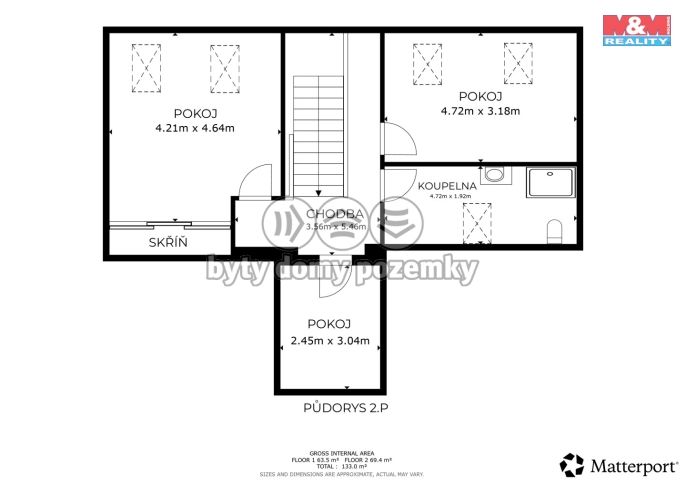 Prodej, Byt 4+kk, Bohumín