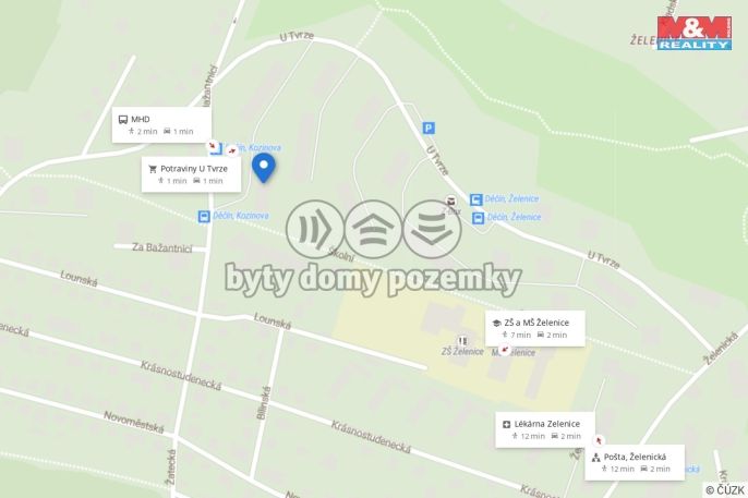 Pronájem, Byt 1+1, Děčín