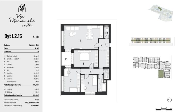 Prodej, Byt 4+kk, Brandýs nad Labem-Stará Boleslav