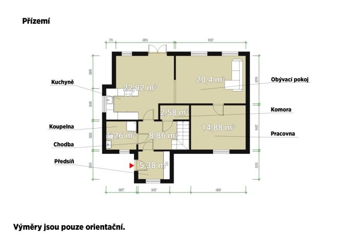 Prodej, Rodinný dům, Nebanice