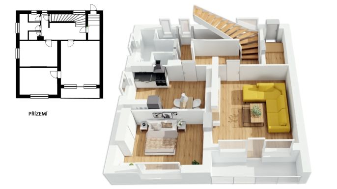 Prodej, Rodinný dům, Kluky