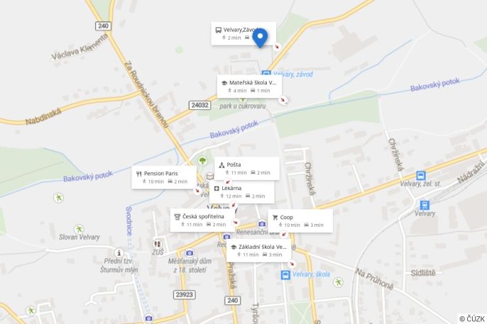 Pronájem, Byt 2+kk, Velvary