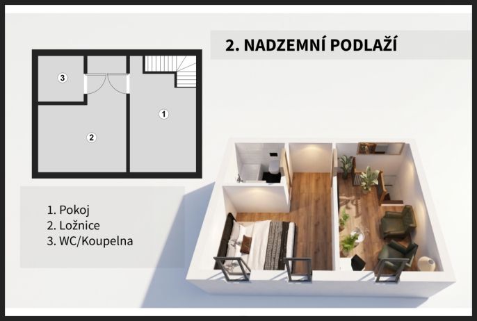 Prodej, Byt 3+kk, Kladno