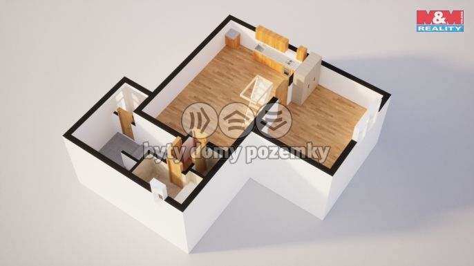 Prodej, Byt 2+kk, Jablonec nad Nisou