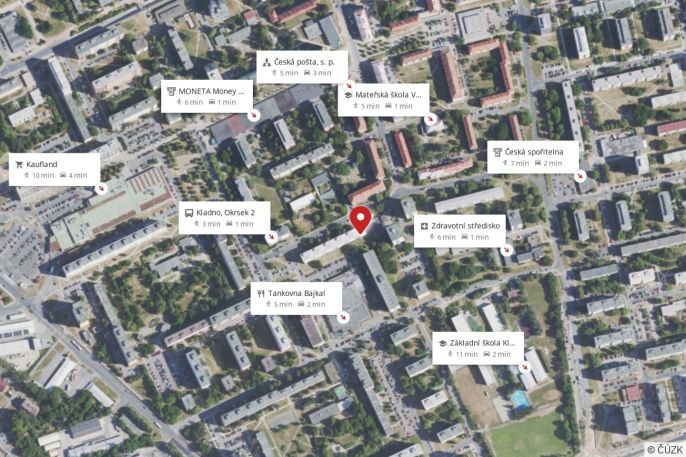 Pronájem, Byt 4+1, Kladno