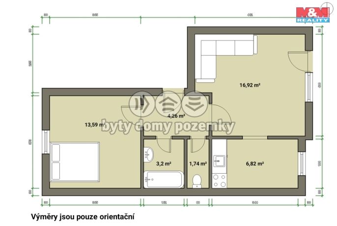Prodej, Byt 2+kk, Mariánské Lázně