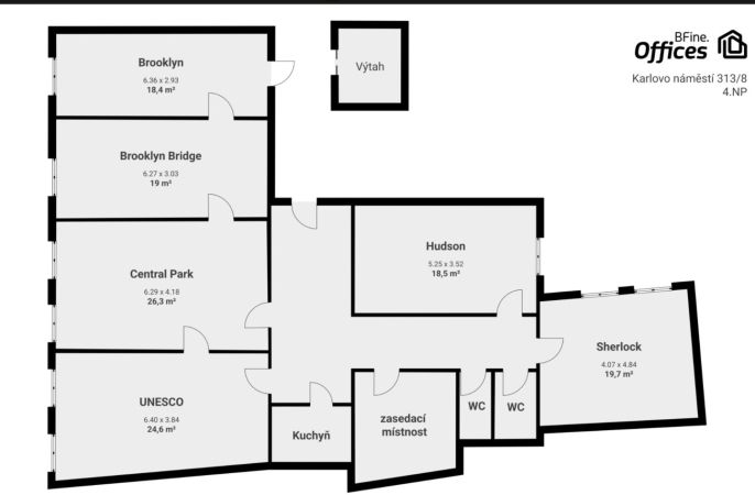 Pronájem, Obchod a služby, Praha