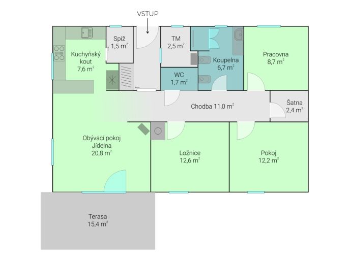 Prodej, Rodinný dům, Medlovice