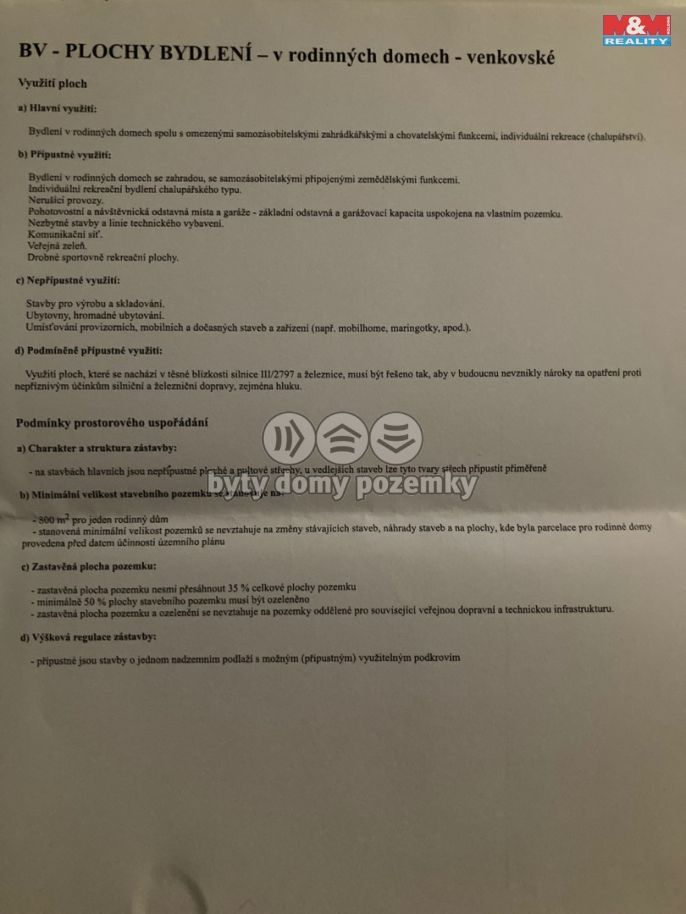 Prodej, Pozemek k bydlení, Čtveřín