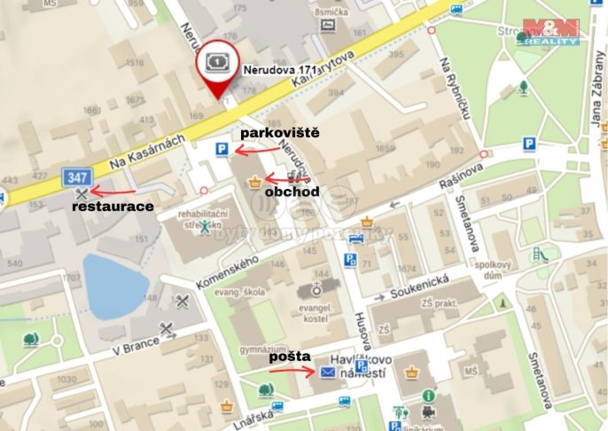 Pronájem, Byt 2+kk, Humpolec